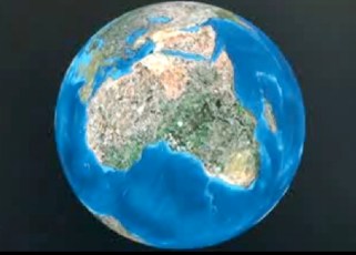 خريطه الكره الرضيه بعد ٤٠ درجه تغير فطبي !