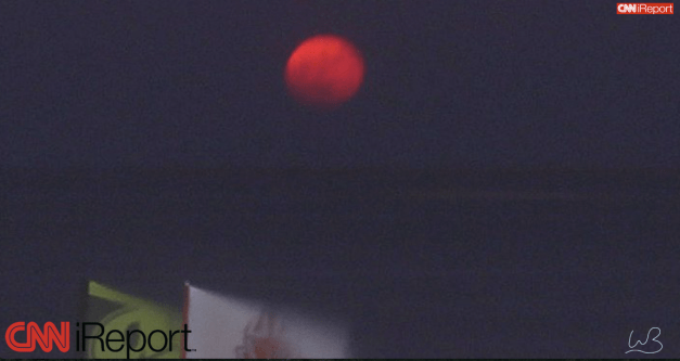 قمر الدم الاحمر يظهر غي سبنمبر ٢٠١٦